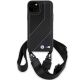 2. BMW M Edition Carbon Stripe & Strap Hülle für iPhone 15 Plus / 14 Plus – Schwarz