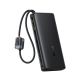 Baseus EnerFill FC41 25000mAh 145W Powerbank mit Digitalanzeige und integriertem Dual-USB-C-Kabel – Schwarz