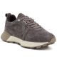 Braune Plateau-Sneaker aus Leder, Kobbo FIO27-67048