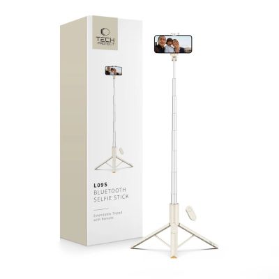 Selfie-Stick Tech-Protect L09S mit Stativ - beige