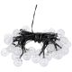 27. Solar-Gartenlampen-Girlande, Solarkette, 4,9 m, 40 LEDs, warmweiß
