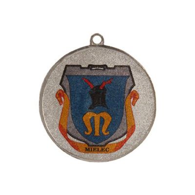 9. Silbermedaille – Lauf – Stahlmedaille mit Luxor-Jet-Druck