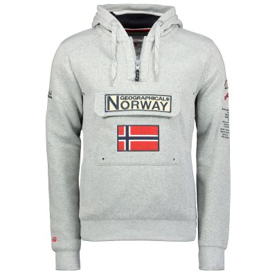 Herren-Sweatshirt Geographical Norway GYMCLASS BGREY DB GTX MEN 054 (WW2844H/GN-BLENDED GREY)