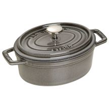 Ovaler gusseiserner Topf Staub – 1 l, Graphit