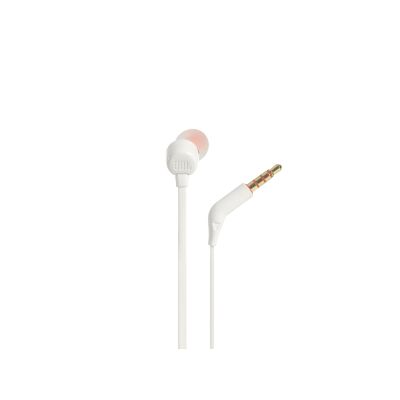 15. JBL T110 Kopfhörer (weiß, mit Mikrofon)