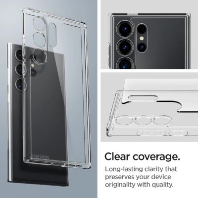 10. Spigen Ultra Hybrid-Hülle für Samsung Galaxy S24 Ultra – transparent