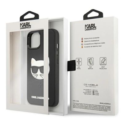 8. Karl Lagerfeld 3D Rubber Choupette Case für iPhone 13 mini - Schwarz