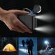 7. Dudao K11 Max 30000mAh Powerbank mit integrierten Kabeln - Schwarz