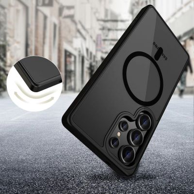 4. Tech-Protect MagMat MagSafe Hülle für Samsung Galaxy S25 Ultra – Schwarz