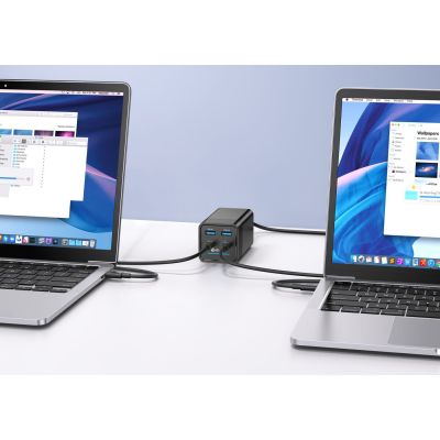6. eSTUFF ES635200 Handy-Ladegerät Laptop Schwarz AC Schnellladung Intern