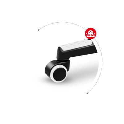 18. Huzaro Force 4.4 Grauer Mesh-Gaming-Stuhl