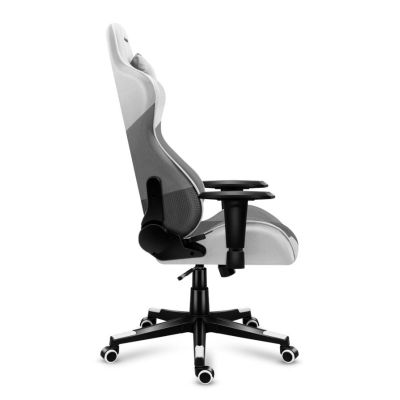 27. Huzaro Force 6.2 Gaming-Stuhl aus weißem Netzgewebe