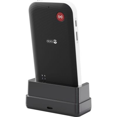 7. Doro Leva X10 6,1 cm (2,4") 117 g Schwarz, Weiß Handy für Senioren