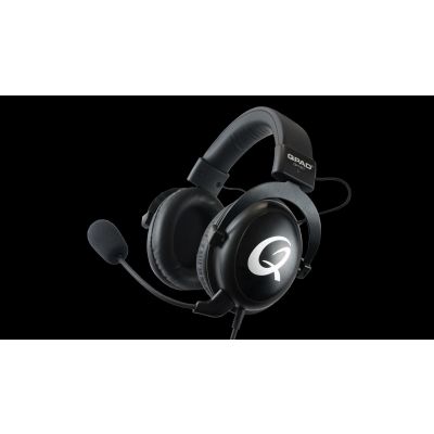 6. QPAD QH-91 Kabelgebundenes Gaming-Headset mit Kopfbügel, Schwarz