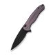 CIVIVI Messer mit Knopfverriegelung, Kitefin Purple Alu 14C28N