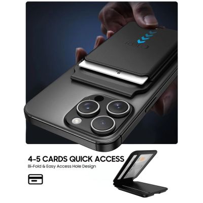 4. Tech-Protect MagWallet Stand MagSafe Universalhülle – Schwarz