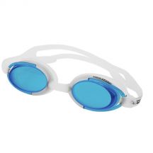 Aqua-Speed Malibu Schwimmbrille in weiß und blau