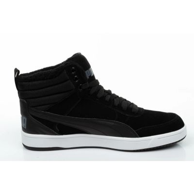 4. Puma Herren Rebound Street schwarze gefütterte Stiefeletten
