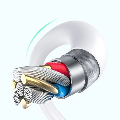 9. Wozinsky GaN 65W Ladegerät mit USB-A 2xUSB-C Anschlüssen mit 65W USB-C Kabel - Weiß