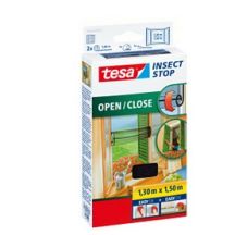 TESA 55033-00021 Moskitonetz für Fenster, Anthrazit