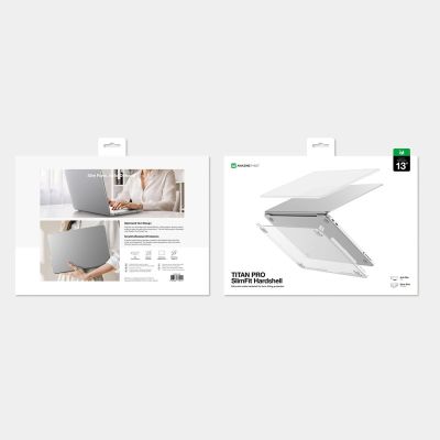 8. AmazingThing Titan Hartschalen-Schutzhülle für MacBook Neo 13" - Transparent