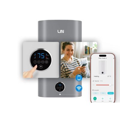 7. Elektroboiler LIN LIFVD1SMGY 80L UNIVERSAL grau WLAN