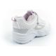 4. Fila Skye V Kindersportschuhe für Mädchen mit Klettverschluss, weiß
