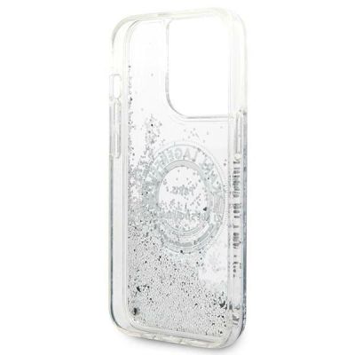 7. Karl Lagerfeld KLHCP14XLCRSGRS iPhone 14 Pro Max 6,7" Silber / Silber Hardcase Liquid Glitter RSG