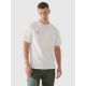 Glattes Unisex-Oversize-T-Shirt 4F 4FRAW24TTSHU2672-12S