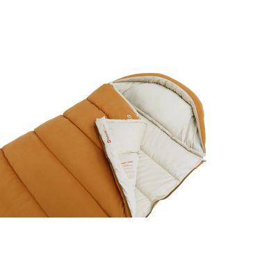 2. Outwell 230506 Schlafsack für Erwachsene, halbrechteckig, Baumwolle, Nylon, Polyester, recyceltes Polyester, Gelb