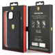 8. Ferrari FEHCP15MRDUK iPhone 15 Plus 6,7" schwarz/schwarzes Hardcase mit gestepptem Metalllogo