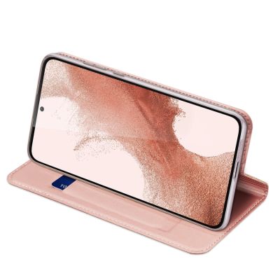 6. Dux Ducis Skin Pro Hülle für Samsung Galaxy S23+ Flip Cover Card Wallet Stand Pink