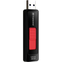 Transcend JetFlash Elite JetFlash 760, 128 GB USB-Stick, USB Typ-A 3.2 Gen 1 (3.1 Gen 1), Schwarz, Rot