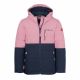 Trollkids Kinder Hemsedal Snow Jacket XT Ski Winterjacke rosa/marineblau (513-232)