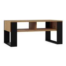 Couchtisch MODERN 2P 90x58xH50 Artisan/Schwarz