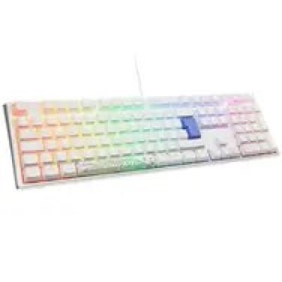 11. Ducky One 3 Classic Gaming-Tastatur Reinweiß USB Deutsch Weiß
