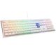 11. Ducky One 3 Classic Gaming-Tastatur Reinweiß USB Deutsch Weiß