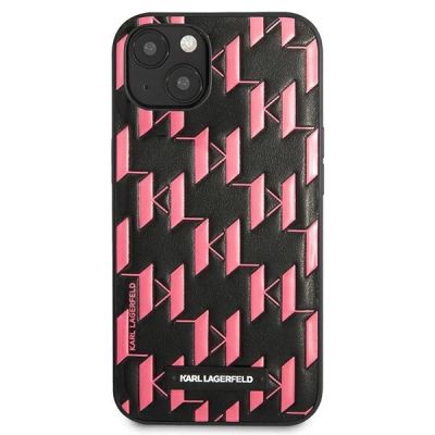 3. Karl Lagerfeld KLHCP13SMNMP1P iPhone 13 mini 5,4" Hardcase Pink / Pink Monogram Plaque