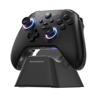 Machenike G3 V2 Kabelloser Gamecontroller mit Ladestation – Schwarz