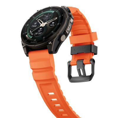 3. Tech-Protect Motion Armband für Garmin Fenix 5X / 5X Plus / 6X / 6X Pro / 7X / 8 / 8 Pro / 9 / 9 Pro (51 mm) – Orange