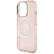 6. Guess IML Metal Mountain Logo MagSafe iPhone 16 Pro Max Hülle - Rosa