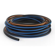 Fiskars 1027102 Gartenschlauch 20 m über dem Boden Schwarz, Blau, Orange