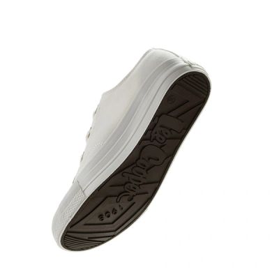 6. Lee Cooper Damen-Sportschuhe, Sneaker, modisch und bequem, weiß