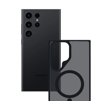 13. 3mk Smoke MagCase Hülle mit MagSafe für Samsung Galaxy S24 Ultra – Durchscheinend