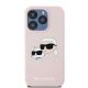 3. Karl Lagerfeld Silikon Karl&Choupette MagSafe Case für iPhone 15 Pro - Pink