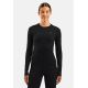 5. ODLO Merino 160 BL Top Crew Neck Damen T-Shirt L/S Gr. S Schwarz