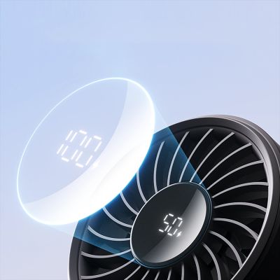 4. Jisulife Handventilator Life7 3600mAh Tragbarer USB-Ventilator - Schwarz