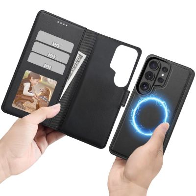 4. Tech-Protect Wallet MagSafe Hülle für Samsung Galaxy S26 Ultra – Mattschwarz
