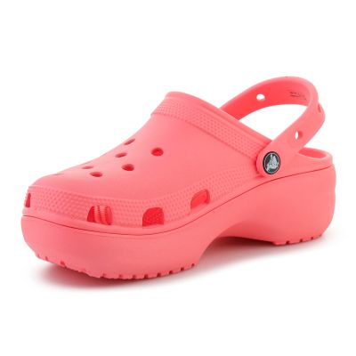 3. CROCS CLASSIC PLATFORM CLOG GUAVA 206750-6UI