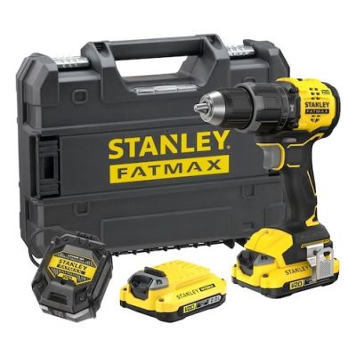 3. Stanley SFMCD716D2T-QW 1900 U/min Bohrmaschine mit Zentralverriegelung, Schwarz/Gelb